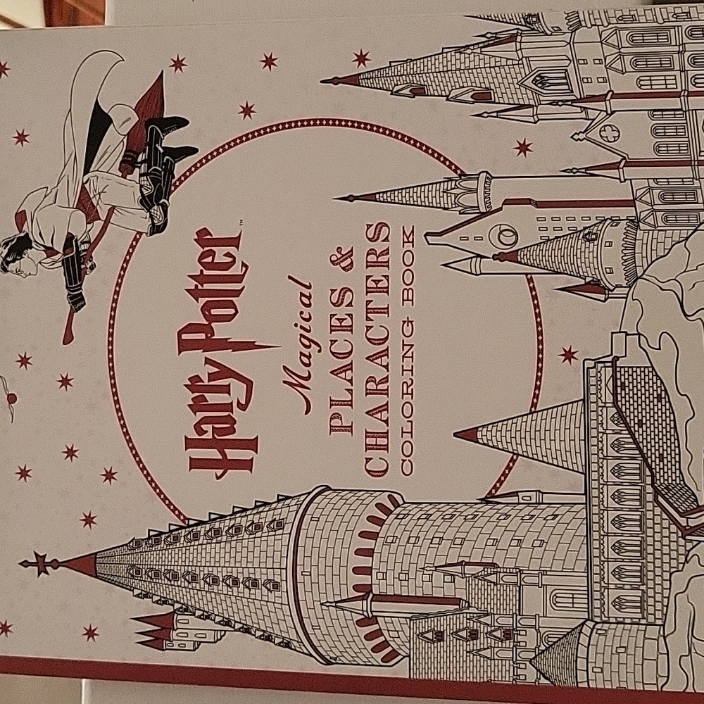 Harry potter magical places & characters coloring book